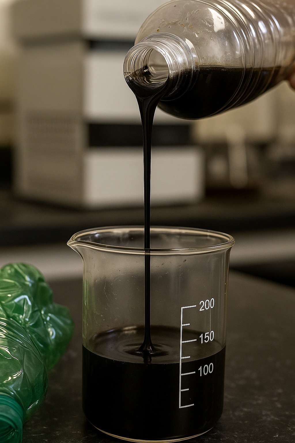 Supressora de pó de minérios e uso da resina