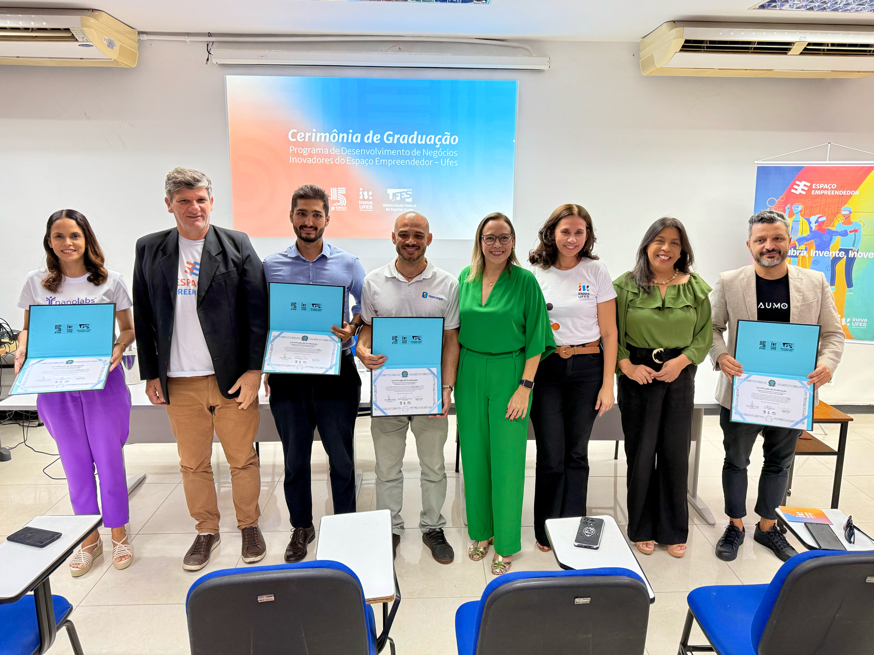 Cerimônia de Graduação das Startups do Espaço Empreendedor